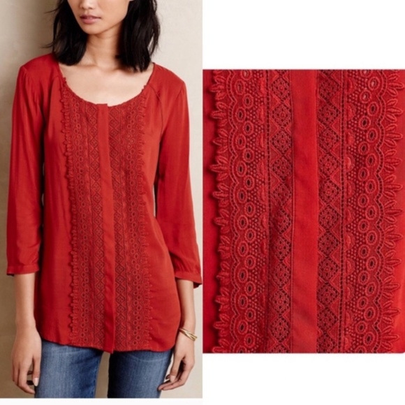 Anthropologie Tops - ANTHRO MAEVE CRESCENT STREET BUTTONDOWN